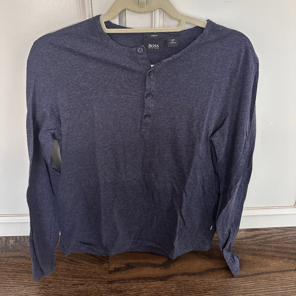 Hugo Boss Men's Long Sleeve Henley